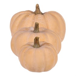 Dýně plastová - mix velikostí v síťce, barva béžová, cena za síťku (3 ks).