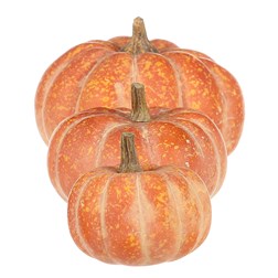 Dýně plastová - mix velikostí v síťce, barva oranžová, cena za síťku (3 ks).