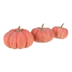 Dýně plastová - mix velikostí v síťce, barva terakotová, cena za síťku (3 ks).