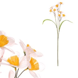 Narcis - umělá řezaná květina, drobnokvětá, bílá