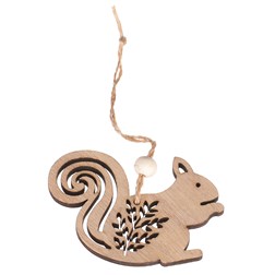Veverka dřevěná v přírodní barvě. 8ks v sáčku. Cena za 1 sáček.