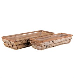 Obal břízový obdélníkový, sada 2ks. Cena za sadu.