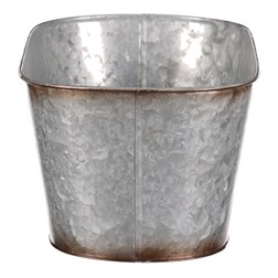 Kovový truhlík, design s ptáčky.