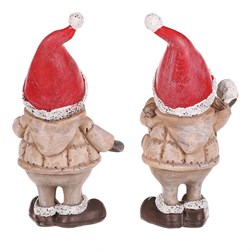 Děti se sněhovými koulemi, polyresin, mix 2 druhů, cena za 1 ks.