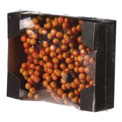 Bobule na drátku, barva oranžová, cena za krabičku (24 ks).