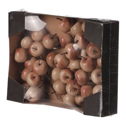 Jablíčka na drátku - barva béžová, cena za balení (36 ks)