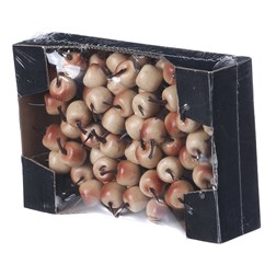 Jablka na drátku, barva béžová, cena za krabičku (72 ks).