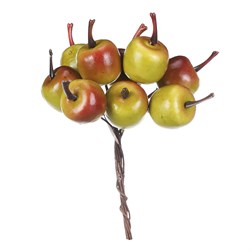 Jablka na drátku, barva zelená, cena za krabičku (72 ks).