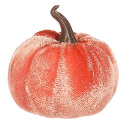 Dýně plastová s látkou, barva lososová, cena za síťku (6 ks).