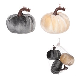 Dýně plastová s látkou, mix 2 barev, cena za síťku (3 ks).