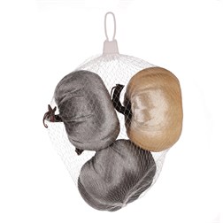 Dýně plastová s látkou, mix 2 barev, cena za síťku (3 ks).