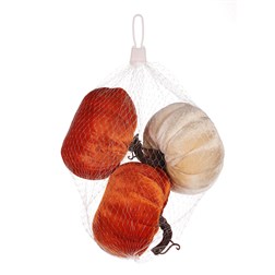 Dýně plastová s látkou, mix 2 barev, cena za síťku (3 ks).