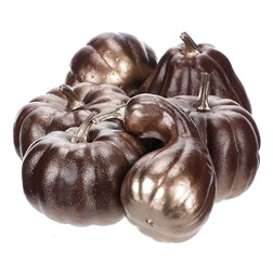 Dýně plastová - mix druhů, barva hnědá, cena za síťku (6 ks).