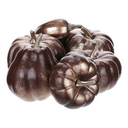 Dýně plastová - mix druhů, barva hnědá, cena za síťku (6 ks).