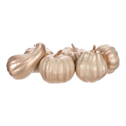 Dýně plastová - barva béžovo zlatá, cena za síťku (9 ks).