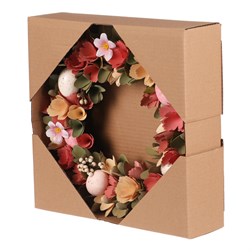 Věnec velikonoční - pr. 32 cm, umělé květiny a vajíčka