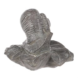 Šnek na listu, polyresinová dekorace.