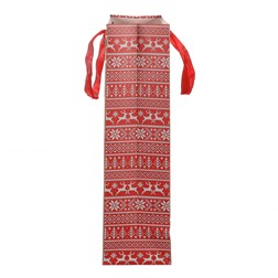 Taška dárková papírová - rodinka sněhuláků, velká.