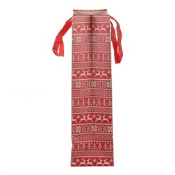 Taška dárková papírová - rodinka sněhuláků, velká.