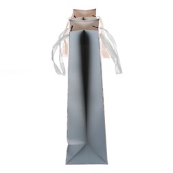 Taška papírová - květinový motiv, mix 2 barev, střední vel., cena za 1 ks.