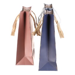 Taška dárková - se zlatou ražbou, papír, mix 3 druhů