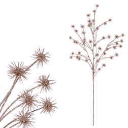 Bodláčí - měděná barva s glitry