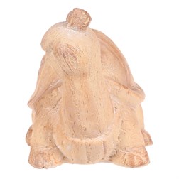 Želva - zahradní figurka, menší, polyresin, imitace dřeva