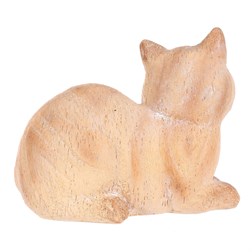 Kočka - zahradní figurka, polyresin, imitace dřeva