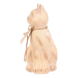 Kočka - zahradní figurka, polyresin, imitace dřeva