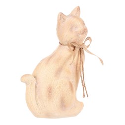 Kočka - zahradní figurka, polyresin, imitace dřeva