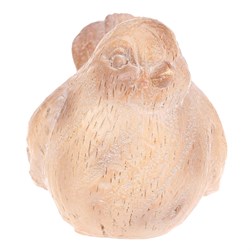 Ptáček - zahradní figurka, polyresin, imitace dřeva
