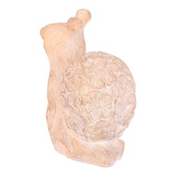 Šnek - magnesium, větší, vzor květin, imitace dřeva