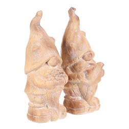 Trpaslík - mix 2 druhů, polyresin, imitace dřeva, cena za 1 ks