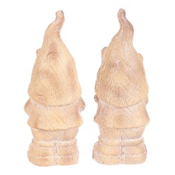 Trpaslík - mix 2 druhů, polyresin, imitace dřeva, cena za 1 ks