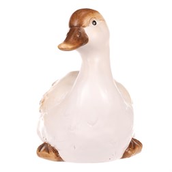Kachna - zahradní figurka, větší, keramika