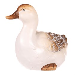 Kachna - zahradní figurka, větší, keramika