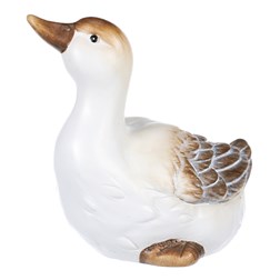 Kachna - zahradní figurka, menší, keramika
