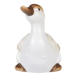 Kachna - zahradní figurka, menší, keramika