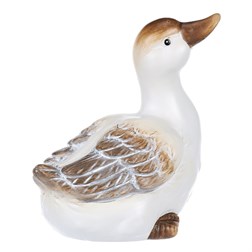 Kachna - zahradní figurka, menší, keramika