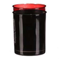 Svíčka aromatická ve skle - vel. L, mix 2 barev a vůní, parafín, cena za 1 ks.