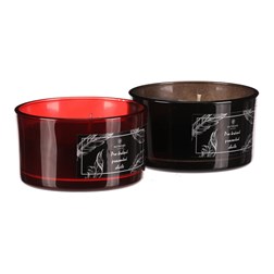 Svíčka aromatická ve skle - vel. M, mix 2 barev a vůní, parafín, cena za 1 ks.