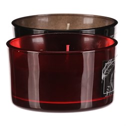Svíčka aromatická ve skle - vel. M, mix 2 barev a vůní, parafín, cena za 1 ks.