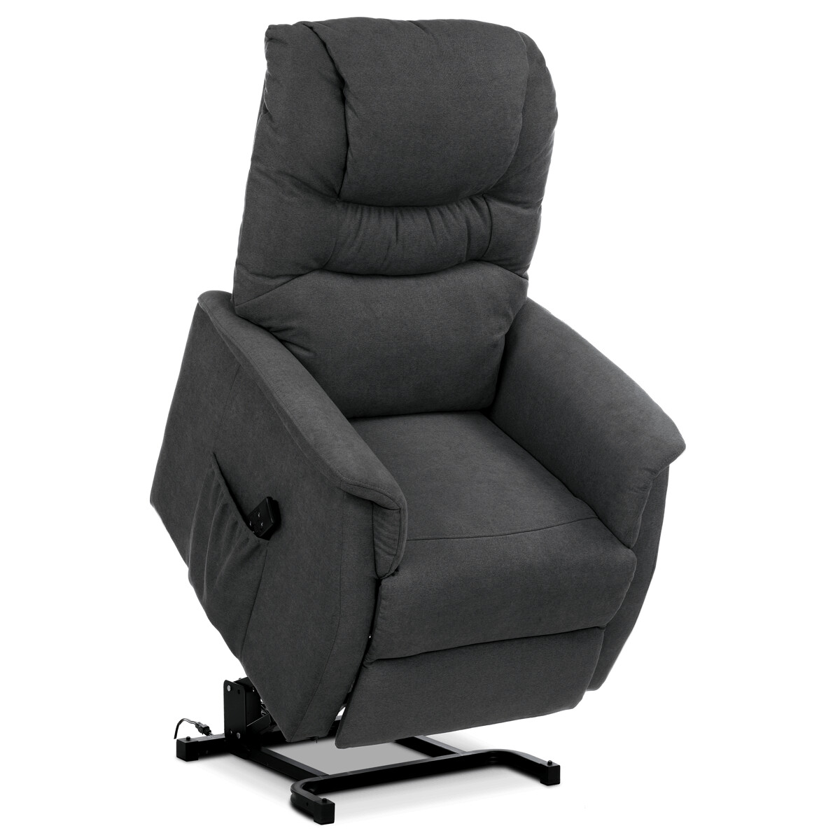 Elektrické polohovacie kreslo látka TV-1171 GREY2