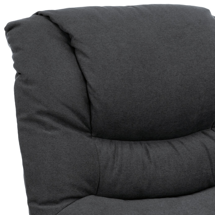 Relaxačné kreslo, sivá látka, elektrické polohovanie TV-1171 GREY2