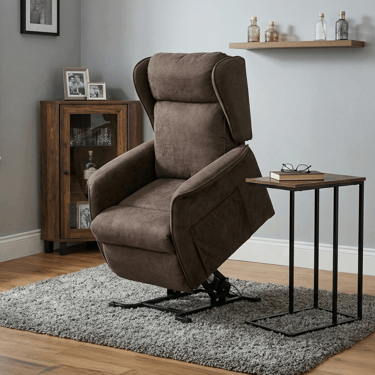 Elektricky polohovateľné kreslo TV-1190 GREY2