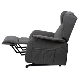 Kreslo TV-1190 GREY2, relaxačné, elektrické