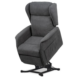 Kreslo TV-1190 GREY2, relaxačné, elektrické