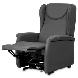 Kreslo TV-1192 GREY2, relaxačné, elektrické