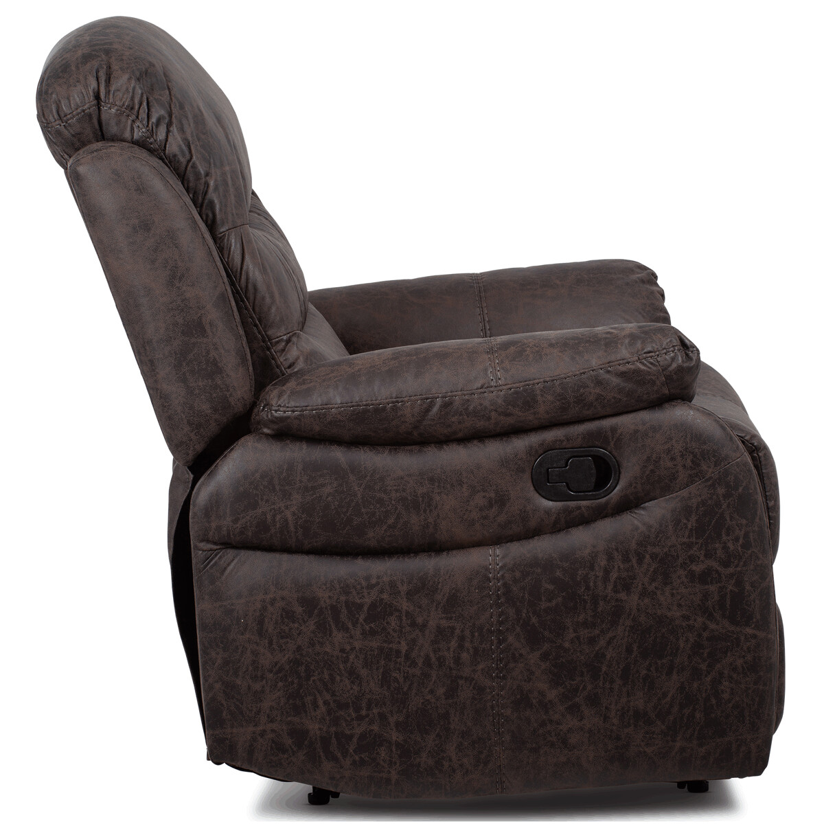 Polohovacie kreslo látka vintage TV-4086 BR