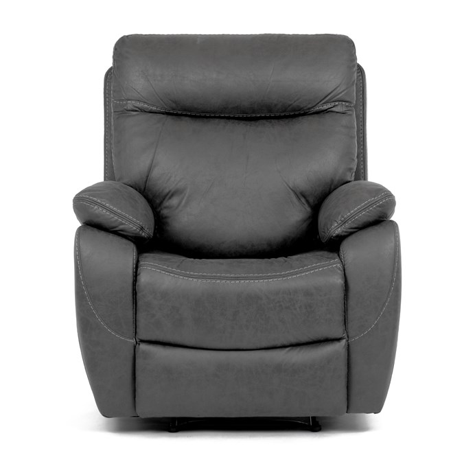 TV a relaxačné Kreslo s elektrickým ovládáním, poťah šedá látka v dekore vintage, 1 motor 240V TV-4094 GREY3